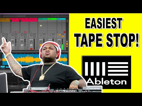🤯 The EASIEST Tape Stop Effect in Ableton Tutorial