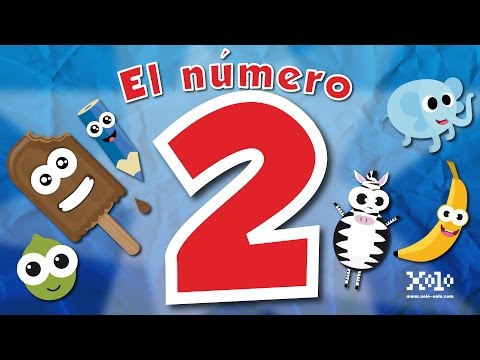 El número 2 en español para niños - Videos Aprende