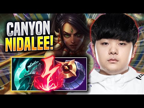 CANYON IS SO CLEAN WITH NIDALEE! - DK Canyon Plays Nidalee JUNGLE vs Elise! | Season 2023