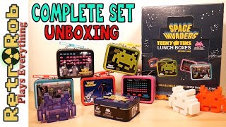 Space Invaders Tin Complete Set Unboxing: Retro Game Goodies!