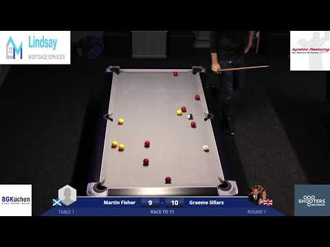 Ayrshire Open Round 1 (Table 1 Shooters) - Martin Fisher v Graeme Sillars