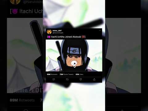 [😈 Itachi Uchiha Joined Akatsuki 💯][ New Edit Video ] #edit #anime #narutoshippuden #viralshorts