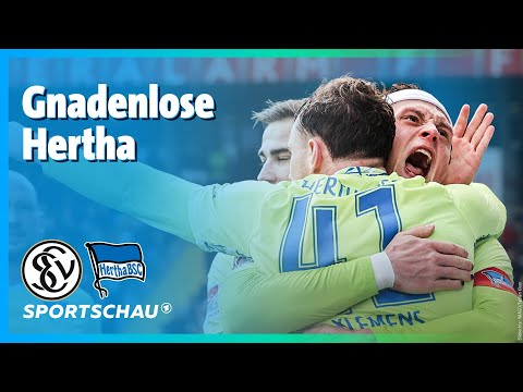 SV Elversberg – Hertha BSC Highlights 2nd Bundesliga, Matchday 21 | Sportschau
