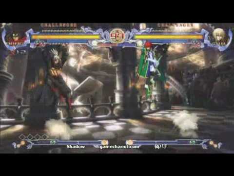 BlazBlue 120308 - Shadow(Bang) vs. Nise Pachi(Jin)