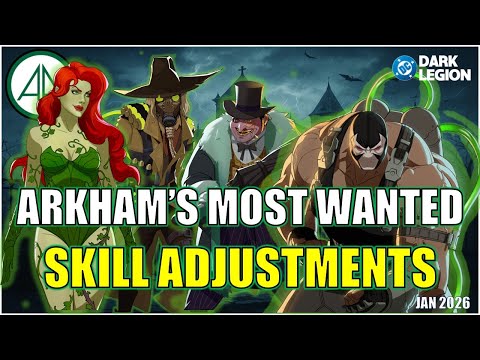 POISON IVY, PENGUIN, BANE, & SCARECROW SKILL ADJUSTMENTS! | JAN 2026 | DC DARK LEGION