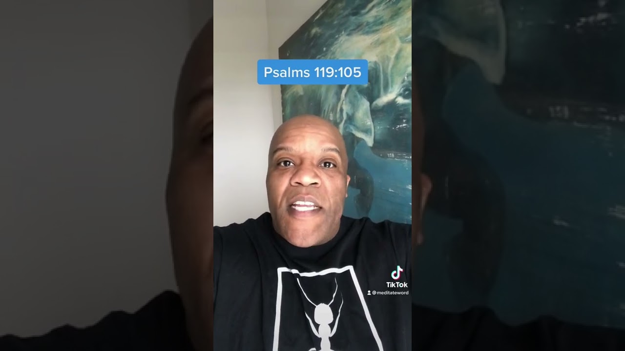 Scripture for today - Psalms 119:105 | Meditate Word | Bible Audio
