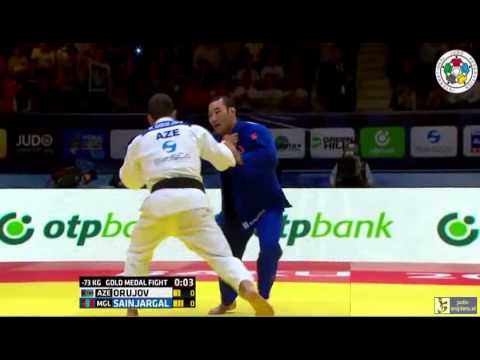 Judo 2015 Grand Slam Baku: Orujov (AZE) - Sainjargal (MGL) [-73kg] final