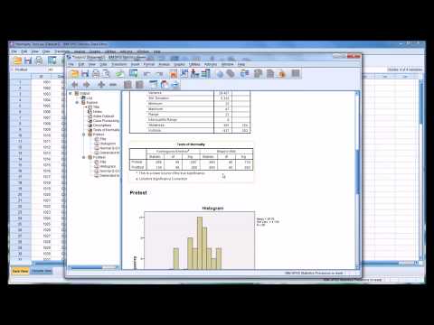 Normality Tests in SPSS
