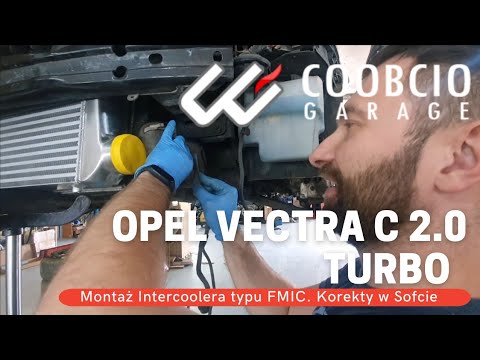 Coobcio Garage: Opel Vectra C 2.0 Turbo monta intercoolera typu FMIC + korekty w Sofcie / RTX2080Ti