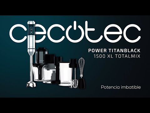 Блендер Cecotec Powerl TitanBlack 1500 XL TotalMix CCTC-04275 (8435484042758)