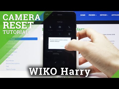 Camera App on WIKO Harry – Reset Camera Settings