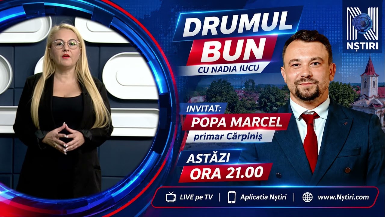 📺 DRUMUL BUN cu Nadia Iucu – în această seară, de la ora 21:00!