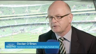 Meet the Expert – Declan O’Brien, Operations & Events Manager, IRFU – ESSMA interview