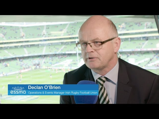 Meet the Expert – Declan O’Brien, Operations & Events Manager, IRFU – ESSMA interview
