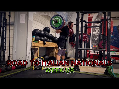 ROAD TO 🇮🇹 POWERLIFTING NATIONALS : week 1/8