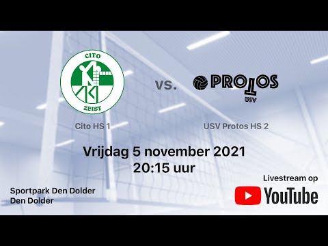 Cito HS 1 vs. USV Protos HS 2, Volleybal Heren Tweede Divisie