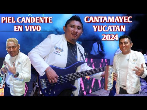 Dinastia Gomez musical Piel Candente en Vivo en cantamayec  yuc 2024 cumbias para bailar