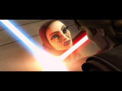Star Wars The Clone Wars Anakin Skywalker VS Barriss Offee