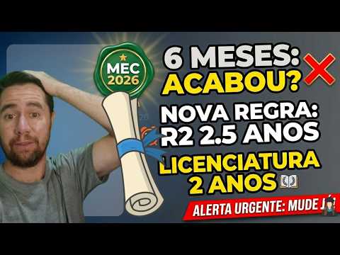 URGENTE: 2ª Licenciatura e R2 agora são 100% EAD? Entenda o que mudou!