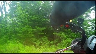 preview picture of video 'Trail riding in Nova Scotia on a Honda Rancher TRX420FMD'