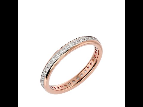 Inel Eternity Exquisite Princess Aur 18k Natural Diamonds - Camille