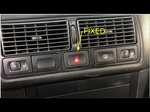 Fixing a Volkswagen hazard switch.