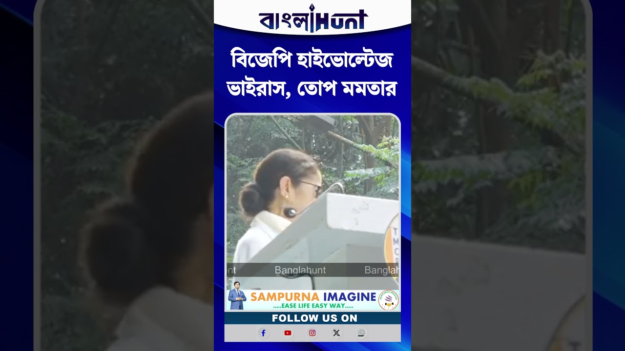 বিজেপি হাইভোল্টেজ ভাইরাস, তোপ মমতার