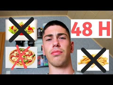Selbstexperiment - 48h NICHTS essen! Was passiert, wenn man 2 Tage nichts isst?
