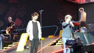 One Direction - Through The Dark + Water fight (Horsens, Denmark 16.06.2015)