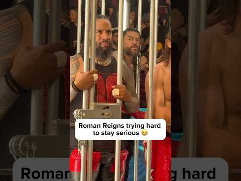 Roman Reigns Almost Breaks Character 😂