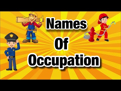 Learn 'Name of Occupations' easily in 3 Minutes | Vishruti Tutorial
