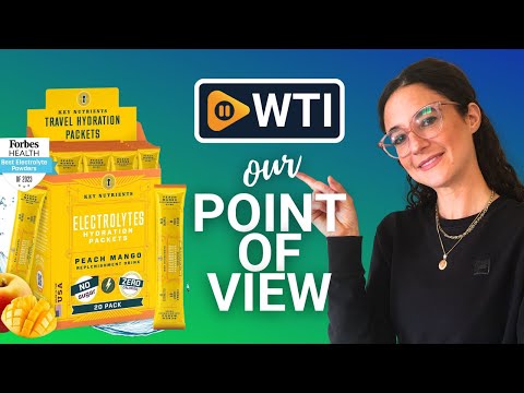 KEY NUTRIENTS Electrolytes Powder Packets - Tropical Peach Mango 20 Pack Hydration Packets - WTI product video review