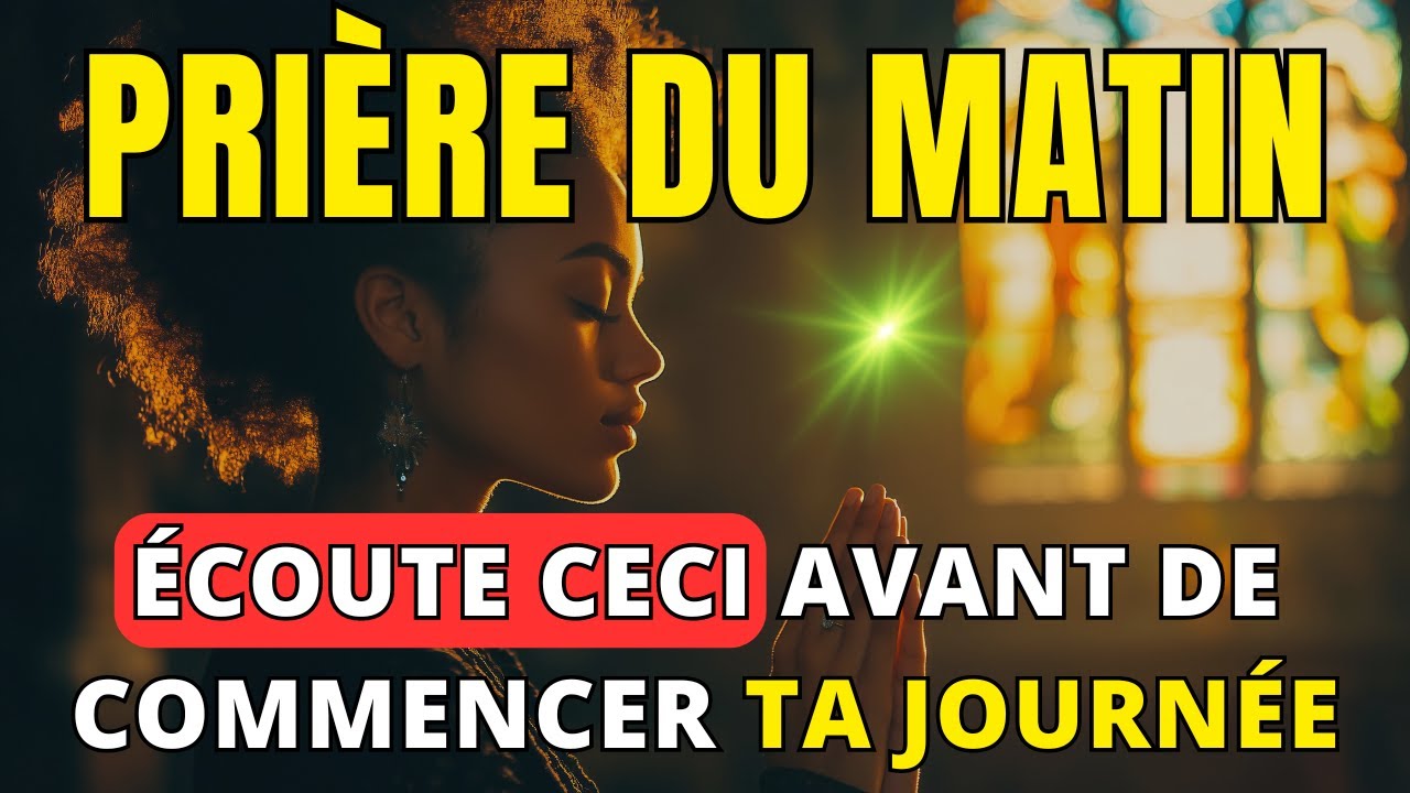 Prière du Matin 🙏 Accueille Le Saint Esprit Dès Le Matin • Prière et Evangile du Jour