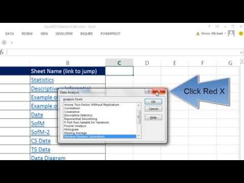 Excel 2022 Statistical Analysis #2: Install Data...