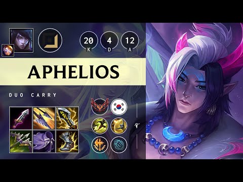 Aphelios ADC vs Draven - KR Grandmaster Patch 25.13