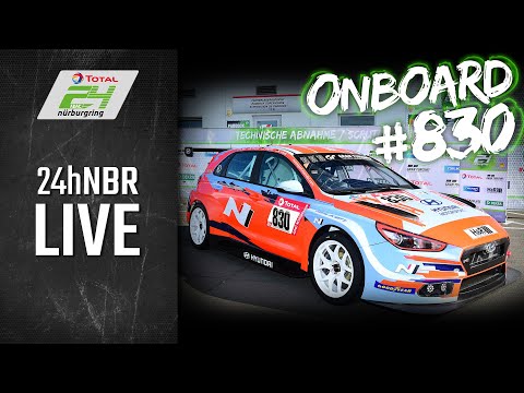 Onboard #830 / Hyundai Motorsport N / Hyundai i30 N TCR | ADAC Total 24h-Race 2020