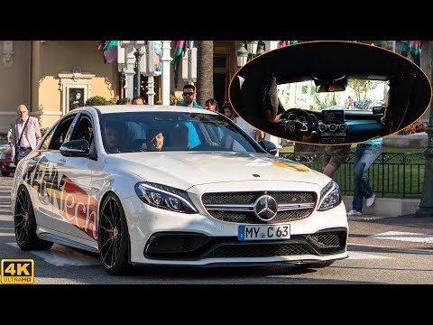 709hp RENNTECH MERCEDES-BENZ C63 S AMG - ON BOARD RIDE, driving and CRAZY SOUND [2018 4K]