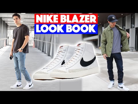 Nike blazer hot sale street style