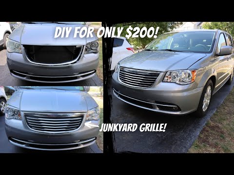 How to Replace Front Bumper, Grille, and Headlights on Chrysler Town & Country, Dodge Caravan
