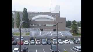 preview picture of video '東海村役場の駐車場を利用したメガソーラー発電所が建設中(5月20日)'