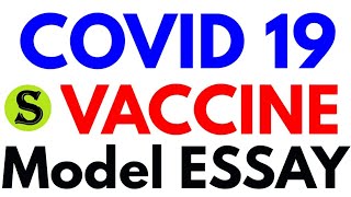 COVID 19 VACCINE IN INDIA | uppsc mains model essay writing english for uppcs up pcs psc paper