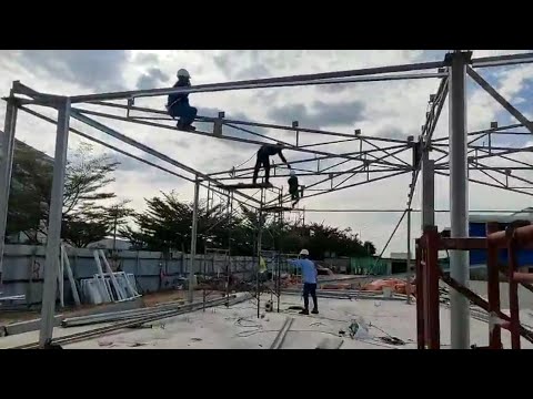 Bau eines smarten Bürohauses in Fertigbauweise / DL-Bauweise