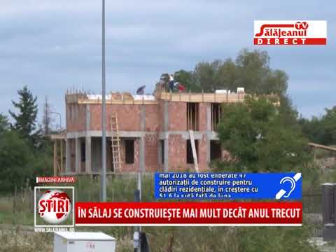 IN SALAJ SE CONSTRUIESTE MAI MULT DECAT ANUL TRECUT