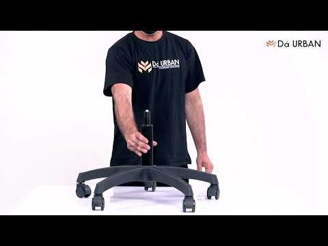 Da Urban Vasto Mid Back Mesh Office Revolving Chair (Red)