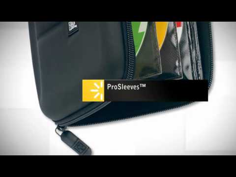 Case Logic CDE24 - CD/DVD-Ordner, EVA-Nylon, schwarz, 24 CDs oder DVDs