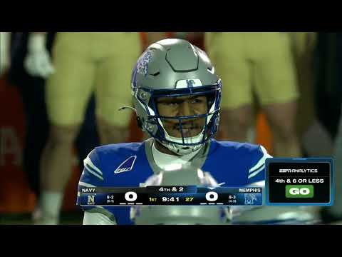 Navy vs Memphis 2025