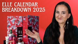 ELLE BEAUTY ADVENT CALENDAR BREAKDOWN 2025