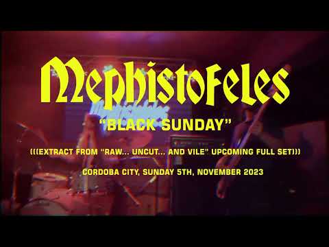 Mephistofeles - Intro + Black Sunday || "Raw... Uncut... and Vile" (VHS tape 2024)