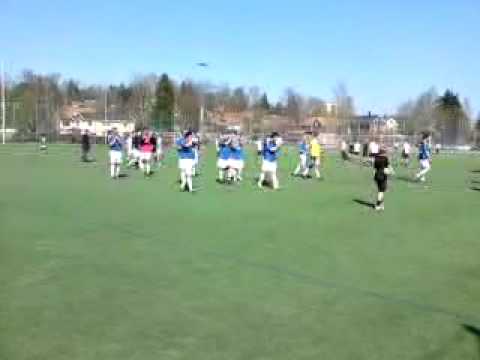 Ultras at the Stuvsta IF vs Långholmen FC game - Stuvsta IP