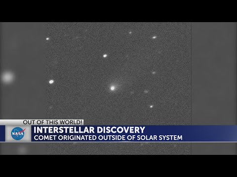 Scientists say newly discovered comet originated from outside our solar system
